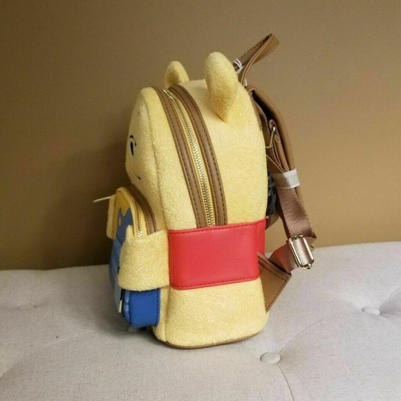 Loungefly Disney Winnie The Pooh Hunny Tummy Soft Touch Mini Backpack NEW main image 9